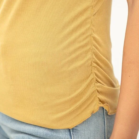 MYSTREE CUPRO MODAL RUCHED TOP - Picture 6 of 6